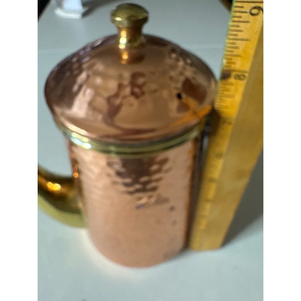Kalita Hammered Copper Coffee Pot Gooseneck Pour Over Kettle Made in Japan 700ml